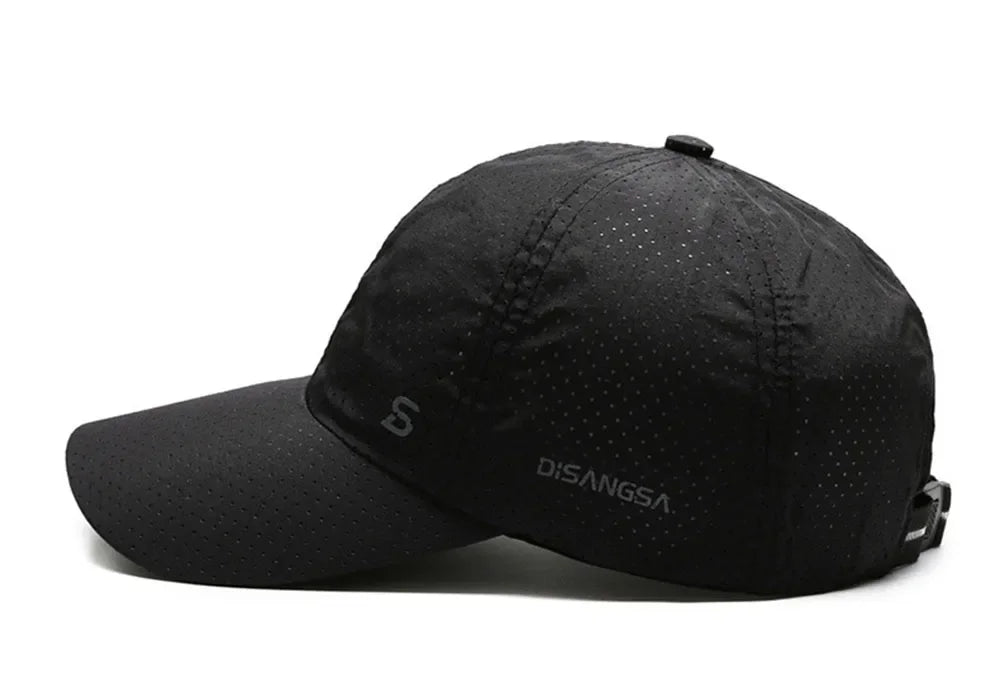 Men Women Mesh Moisture-Waging Quick Dry Baseball Cap Male Summer Female Originality Adjustable Breathable Sun Visor Fishing Hat