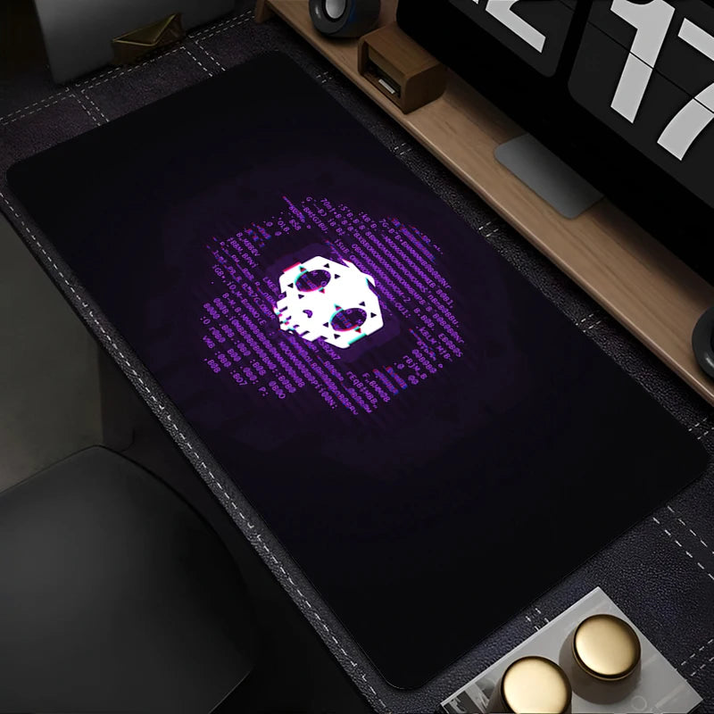 PC pelės kilimėlis Overwatch Sombra Sexy, nešiojamojo kompiuterio pelės kilimėlis, violetinis Kawaii anime merginos klaviatūros kilimėlis, žaidimų aksesuarai, žaidėjo stalo pelės kilimėlis