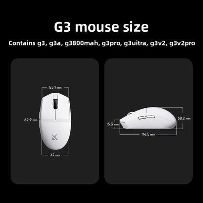 MCHOSE G3 V2 PRO Wireless Mouse Bluetooth Tri-Mode Ergonomic Gaming Mouse Lightweight Office Mouse for Laptop & PC