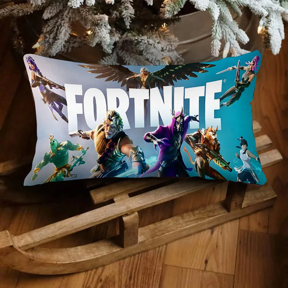 Game Fortnites Luxury Double-sided Printing Rectangle Pillow Case Bedside Pillowcase Sofa Cushion Cover Room Home Decoration