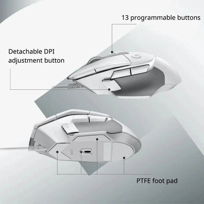 Logitech G502 X LIGHTSPEED Wireless Gaming Mouse with HERO 25K Sensor, LIGHTFORCE Hybrid Switches, 25,600 DPI, 13 Programmable Buttons