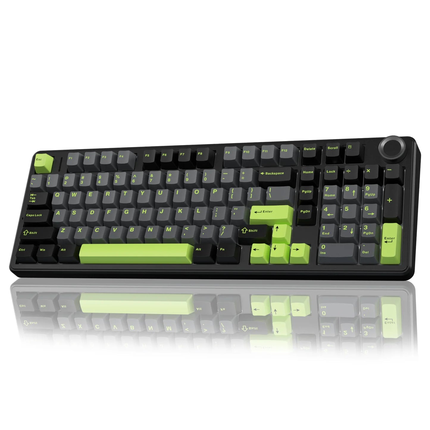 AULA F99Pro Low Noise Keyboard Gasket Structure Hot-swap RGB Mechanical Keyboard with Media Knob