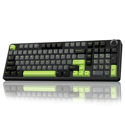 AULA F99Pro Low Noise Keyboard Gasket Structure Hot-swap RGB Mechanical Keyboard with Media Knob