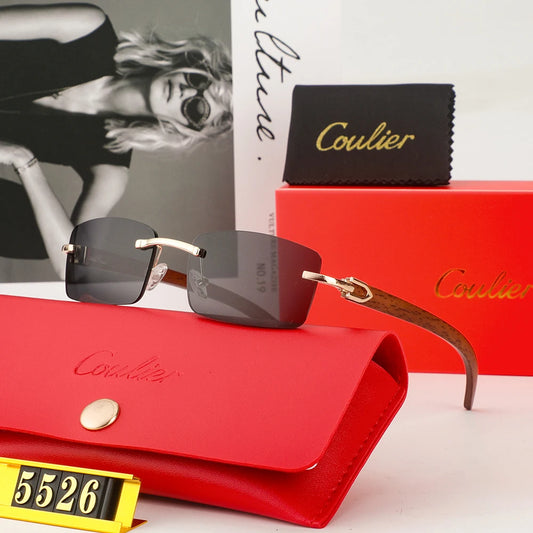 2025 New Frameless Fashion Sunglasses for Unisex Vacation Casual Driving Sun Shades Classic Outdoor Vacation Riding Sun Glasses