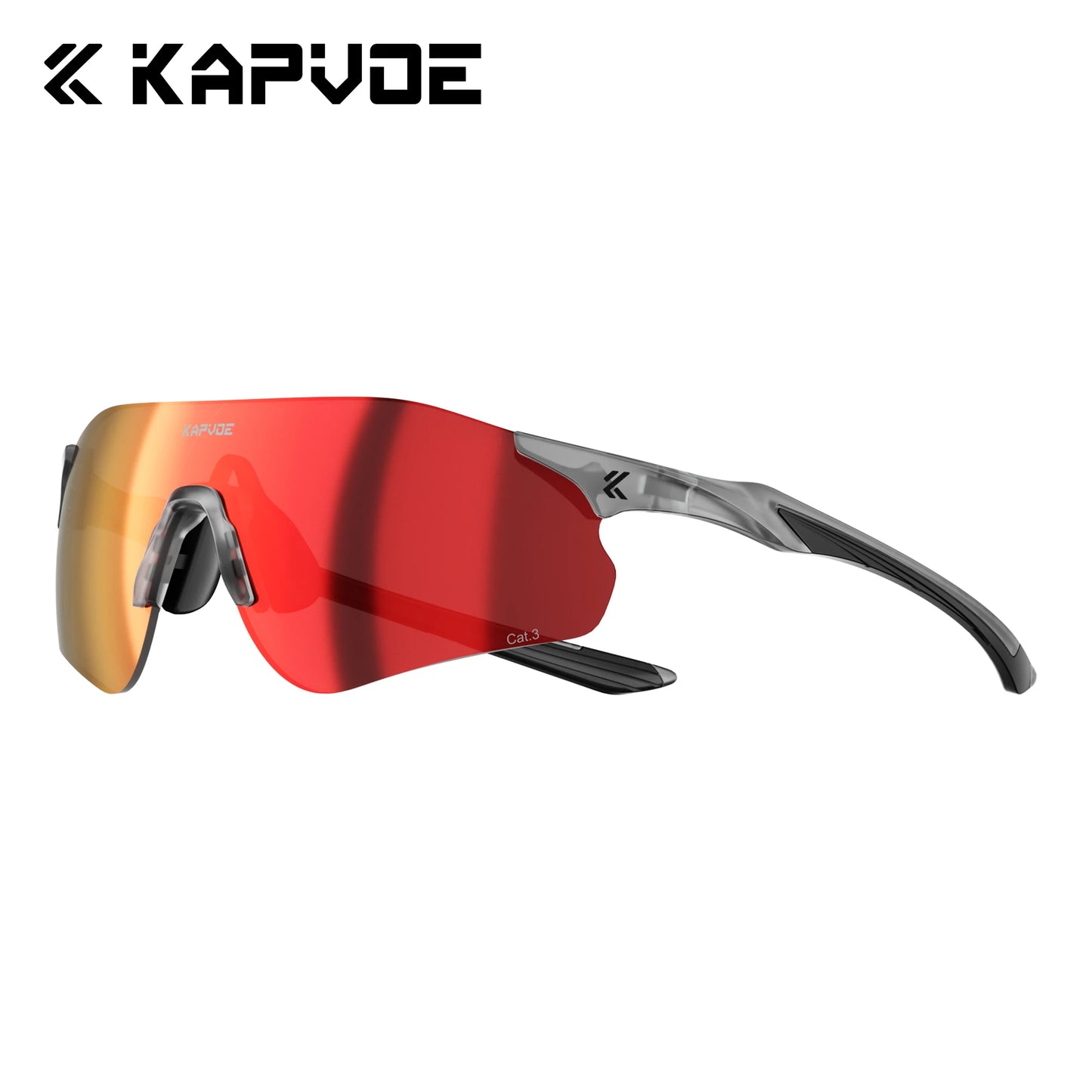 Kapvoe New Outdoor Running Cycling Glasses Bike Photochromic Sunglasses Women Eyewear Men Sports Marathon Bicycle UV400 Goggles