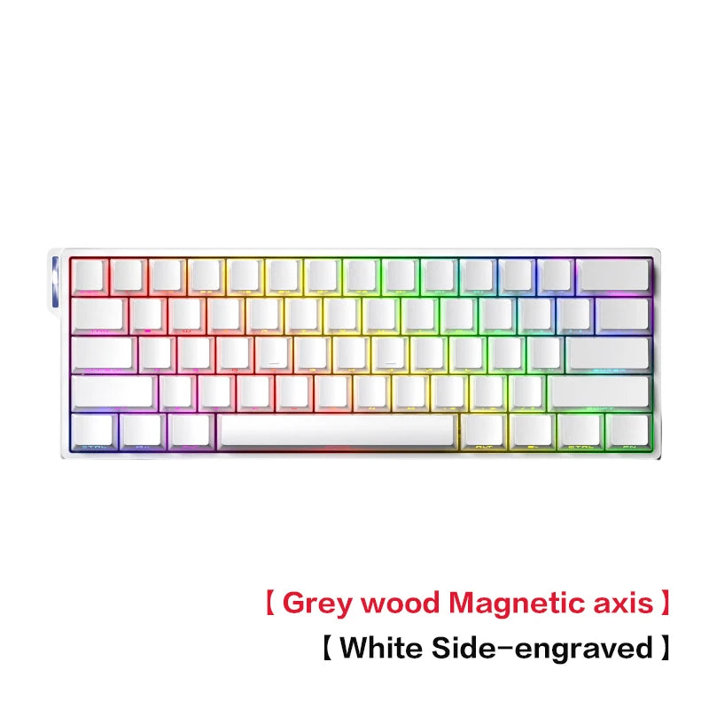 Teclado Mecânico Personalizado AULA WIN60 HE com Ligação com Fio, Eixo Magnético RT para E-sports, Taxa de Polling 8K