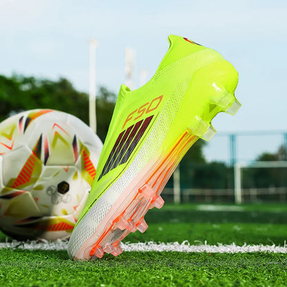 Chaussures de football pour hommes, crampons d'entraînement, chaussures de soccer FG ultralégères et respirantes, livraison directe, crampons longs pour matchs sportifs, baskets d'intérieur