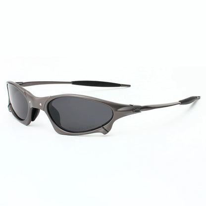 Polarized sunglasses for men and women, trendy outdoor sports, cycling, driving, sunglasses, zinc alloy