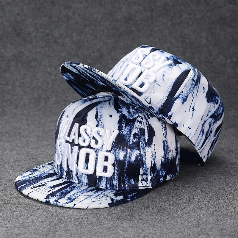 Miesten kirjaillulla tekstillä varustettu trendikäs, helposti yhdisteltävä suoralla lipalla oleva baseball-lippalakki – naisten kesäinen hiphop-hattu ulkokäyttöön, säädettävä aurinkosuojallinen lippis