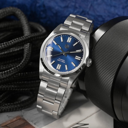 Watchdives WD1016 V3 Quartz Watch 37mm Stainless Steel Case Sapphire Vintage Watch  VH31 Sweep Movemet 100m Waterproof Men Watch