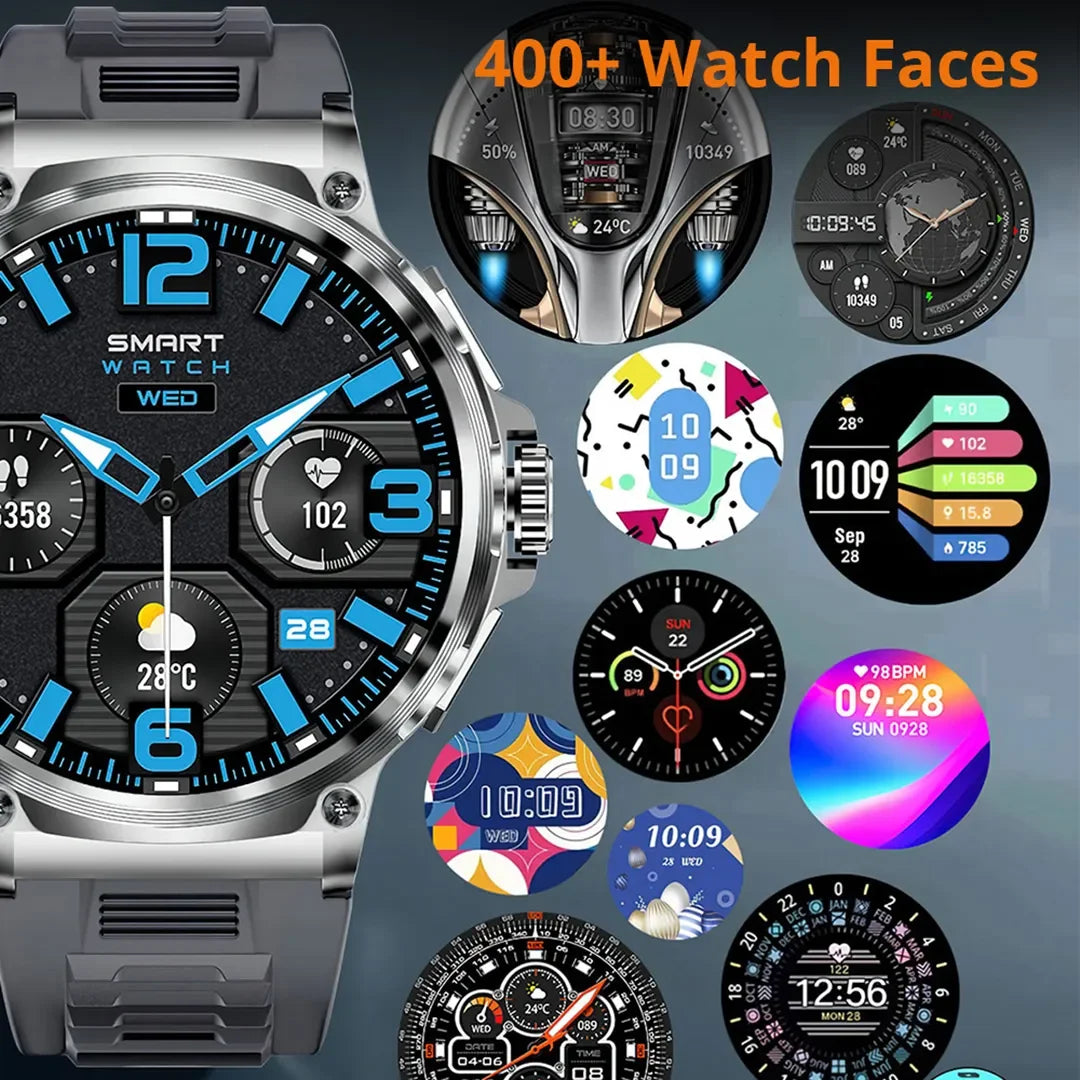 COLMI V69 1.85 Inch HD Bluetooth Call Smart Watch Men Sports Fitness Tracker Heart Monitor 710mAh Smartwatch For XIAOMI Android