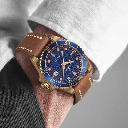 Boderry Bronze Watch Seaturtle Titanium Diver Luxury Wristwatch Automatic Mechanical Wristwatch Sport 200M Waterproof Luminous