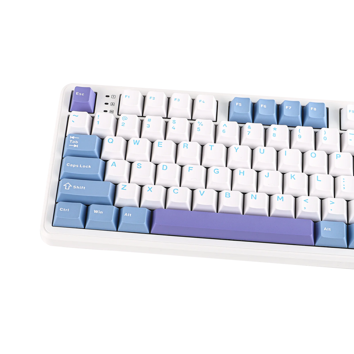EPOMAKER x AULA F108 Full Size 100% ANSI Layout Hot-Swap Wired/2.4GHz/Bluetooth 5.0 Wireless Mechanical Keyboard RGB Backlight