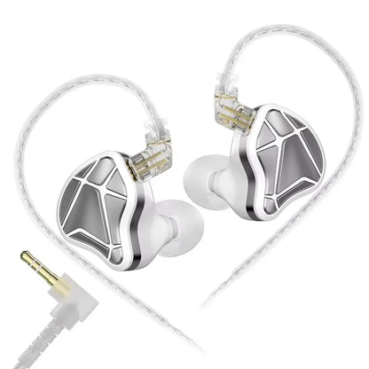 KZ Nouveaux écouteurs intra-auriculaires Axas FPS pour le jeu, avec DSP réglable professionnel, réduction de bruit, câble 2 broches détachable, écouteurs ergonomiques pour e-sport