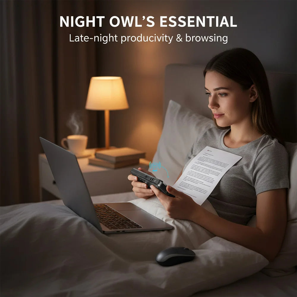 MRSVI Mini Teclado A8 PLUS, teclado sem fios retroiluminado 2.4GHz e Bluetooth5.0 com touchpad para Android TV Box, Mac, portátil, Windows