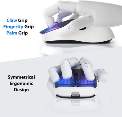 ATTACK SHARK X5 Wireless Gaming Mouse, 49g Tri-Mode Bluetooth Gaming Mouse with PixArt Optical Sensor, RGB Rechargeable Gaming Mouse for PC, Mac & Windows