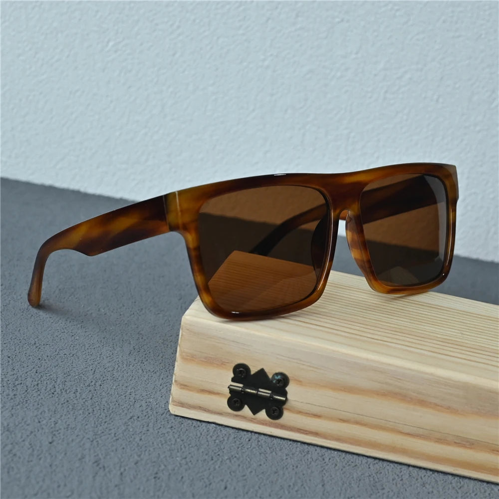 Vazrobe 165mm Oversized Black Polarized Sunglasses Men Large Huge Sun Glasses for Male Flat Top Steampunk Big Large Face