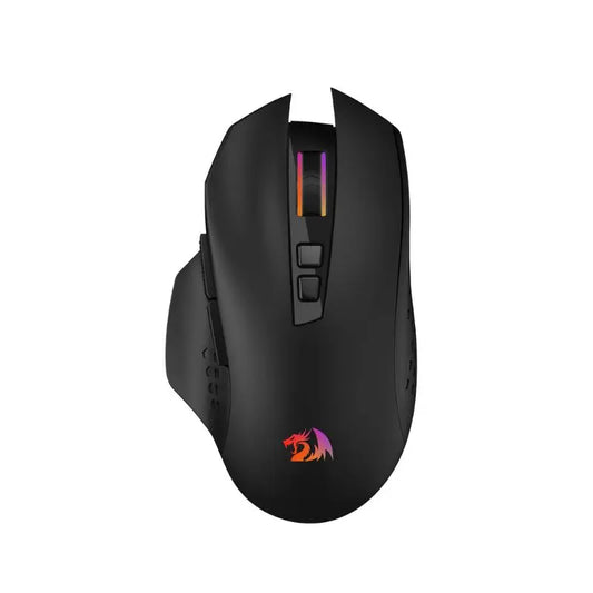 Redragon M656 MAX 3-Mode Wireless Gaming Mouse, 10000 DPI Rechargeable RGB Gaming Mouse with 7 Programmable Buttons, Bluetooth, 2.4GHz & Wired Connectivity
