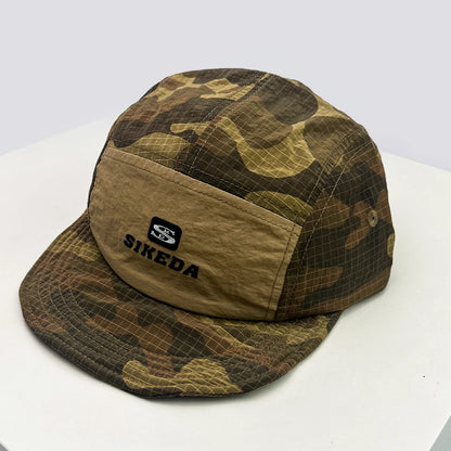 Unisex CAMO brzo sušeće vezene bejzbol kape s kapuljačom, s blokovima boja, prozračne, personalizirane, s izbočenim vrhom, višenamjenske