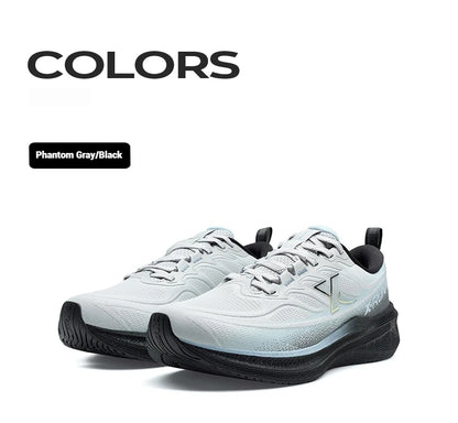 Xtep Running Shoes For Men 2025 Winter Trendy Shock Absorption Cushioning Non-Slip Comfortable Lace Up Sneakers 875419110045