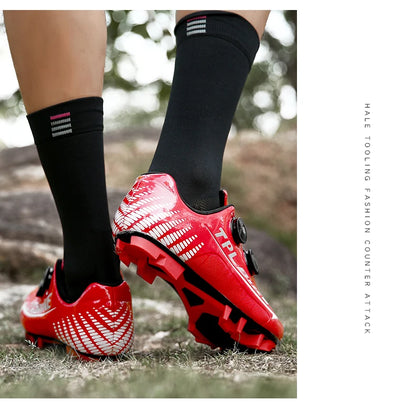 New Men's and Women's Bicycle Shoes,Outdoor Cycling Shoes,Three Functional Soles,Professional Training Shoes