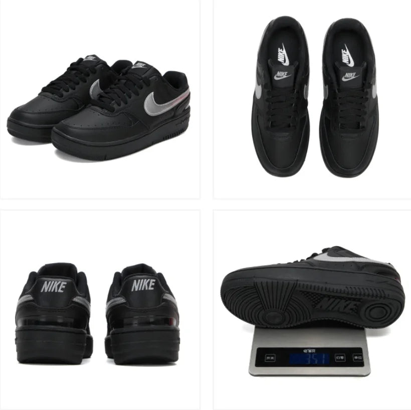 Nike  Authentic  Force Skateboarding Shoes For Women's Black Hq1674-001 Free Shipping