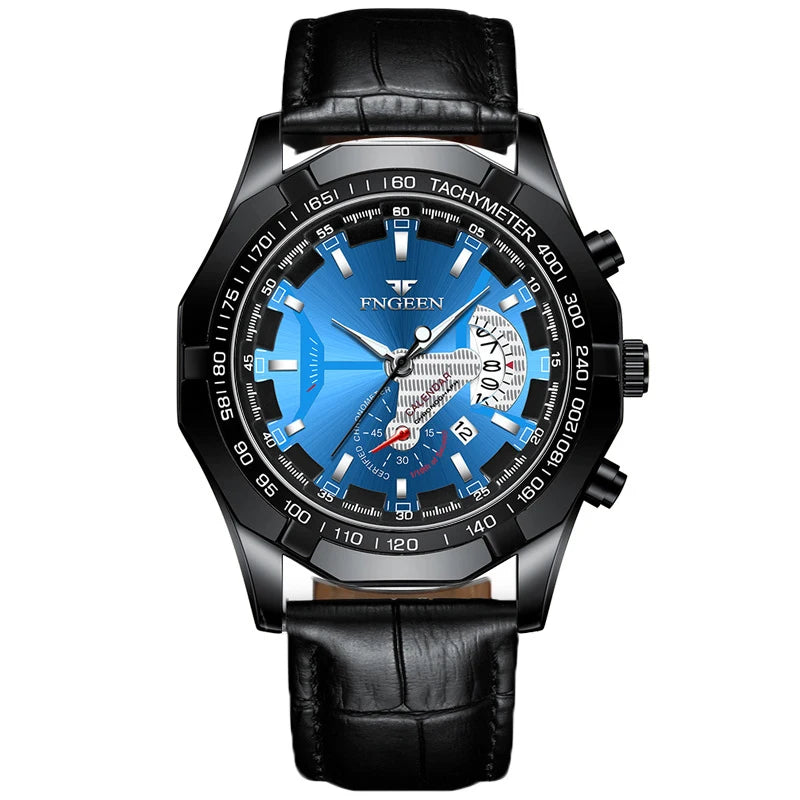 BINBOND Orginal Quartz Wristwatches For Men Luxury Luminous Waterproof Auto Date Men's Watch Stainless Steel Reloj Free Ship