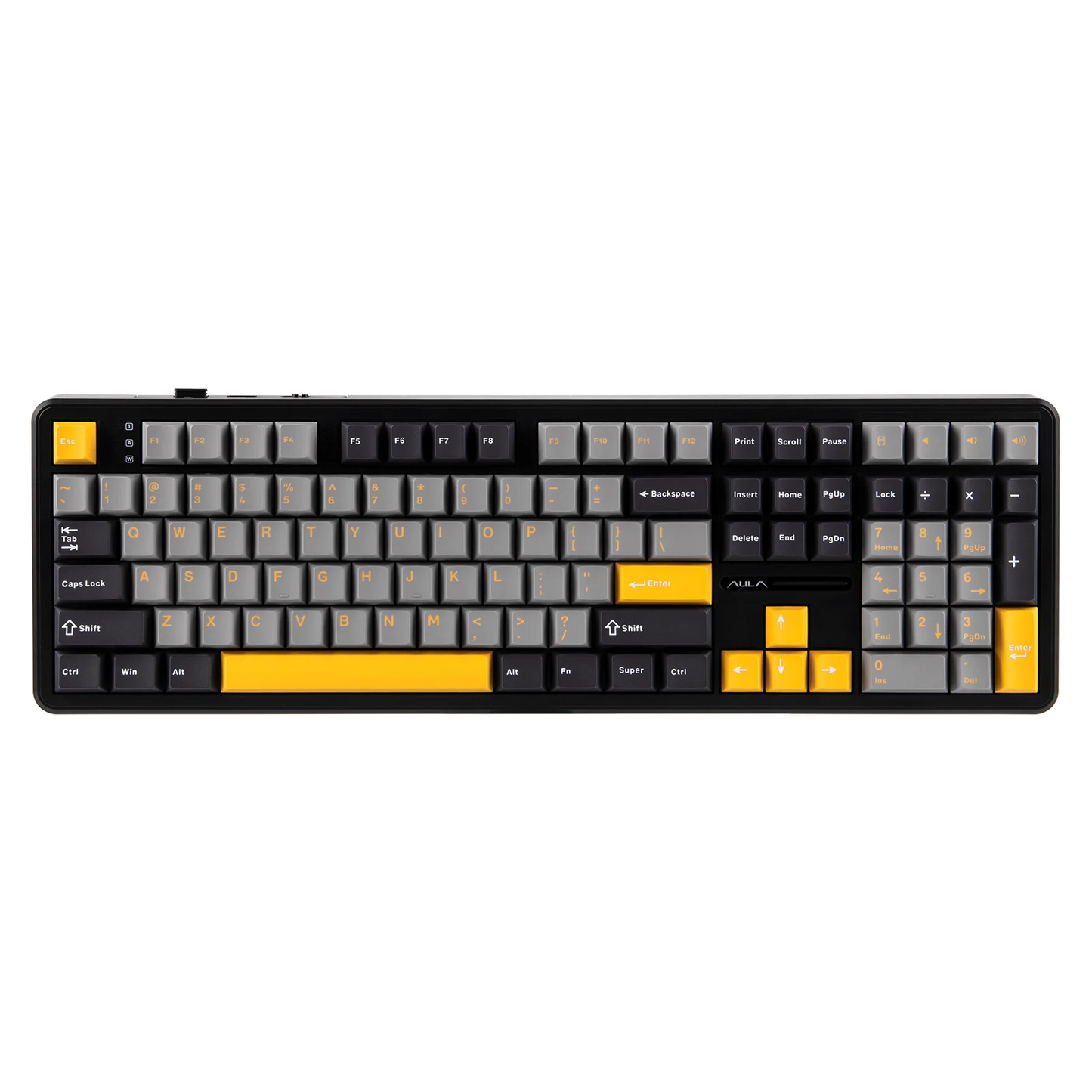 EPOMAKER x AULA F108 Full Size 100% ANSI Layout Hot-Swap Wired/2.4GHz/Bluetooth 5.0 Wireless Mechanical Keyboard RGB Backlight