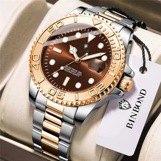 Luxury Watch Man High Quality New Brand Sports Fashion Quartz Wristwatches Men Gifts Automatic Watches Mens Coffee Digital Clock