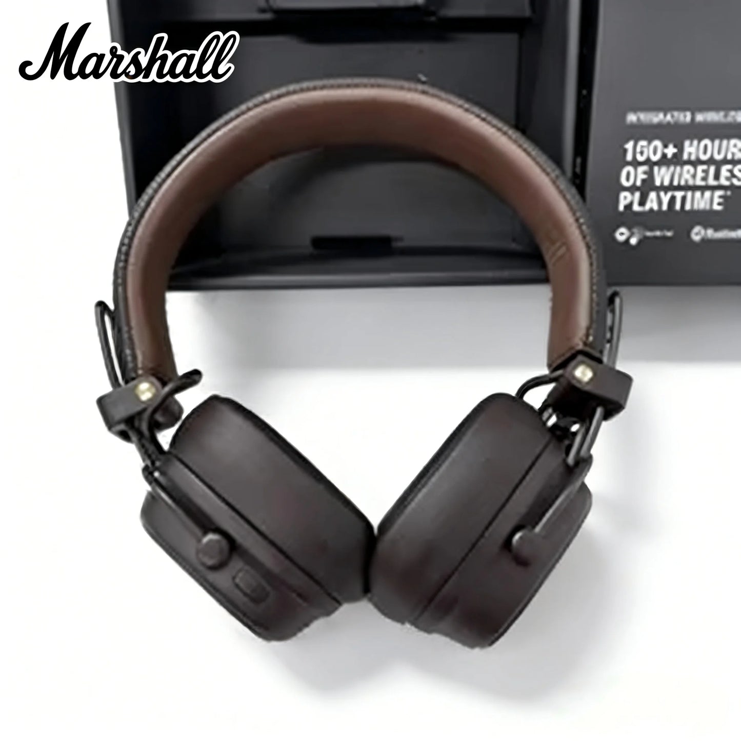 Auscultadores Bluetooth On-Ear Marshall Major V – Auricular Sem Fios Dobrável com Graves Profundos e Microfone para Desporto, Gaming e Utilização Diária