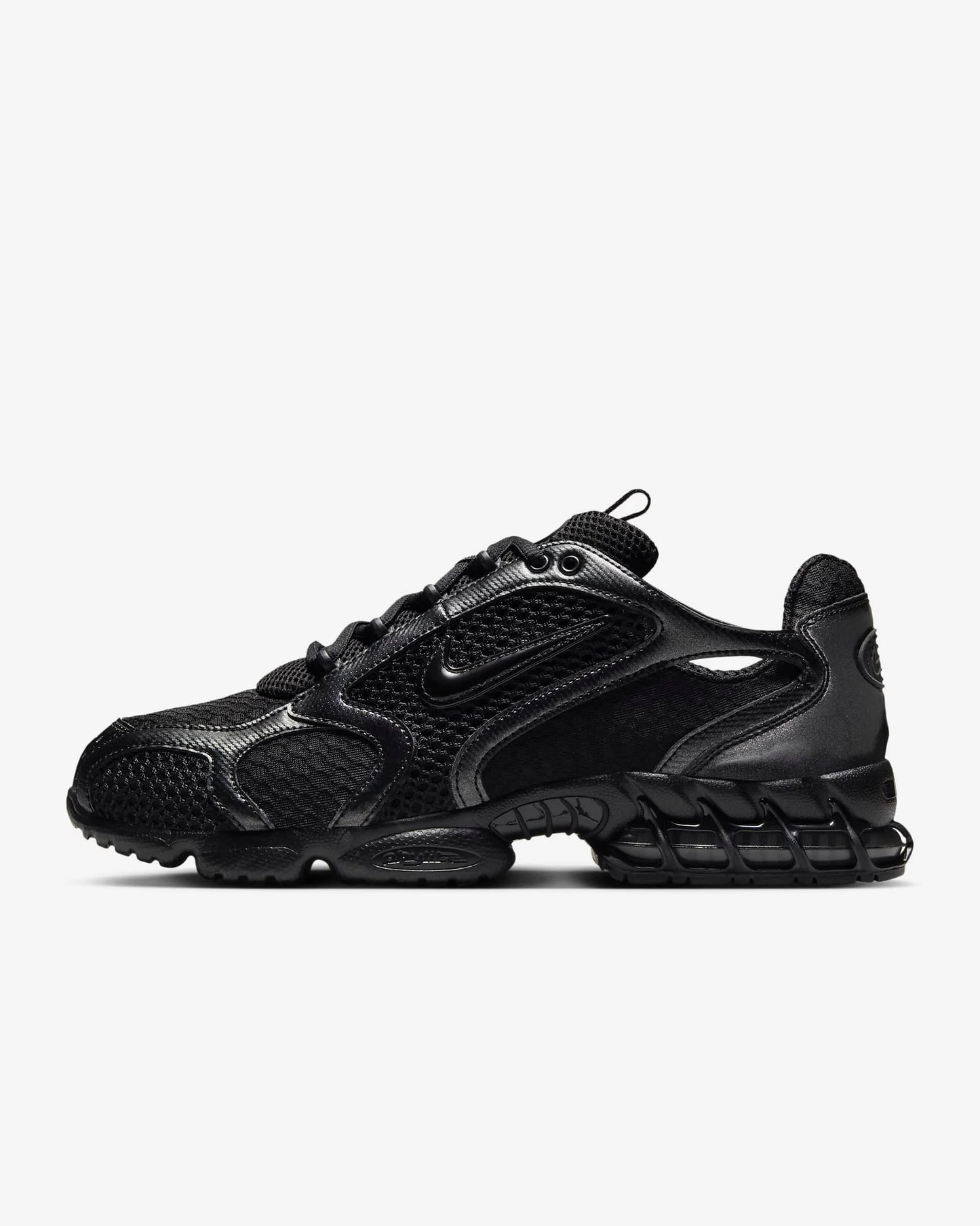 Nike Air Zoom Spiridon Cage 2 унисекс ниски ежедневни обувки, спортни, износоустойчиви, сиви и червени лайфстайл обувки CJ1288-600