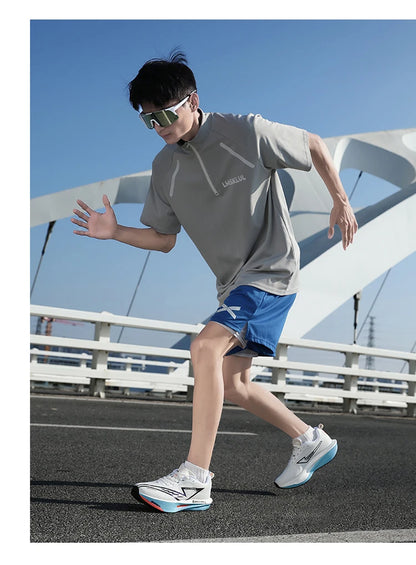 Running Shoes Carbon Plate Specialty Marathon Men's Sports Breathable Lightweight Women's Comfortable Athletic Non-slip Sneakers