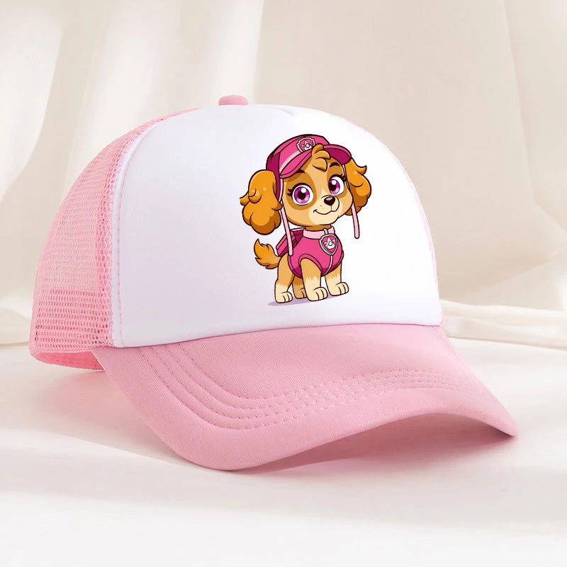Baseball Cap for boys Girls Summer Adjustable Sun Hat Anime Paw Patrols Chase Skye Cute Retro Sunbonnet Adult Headgear Gift