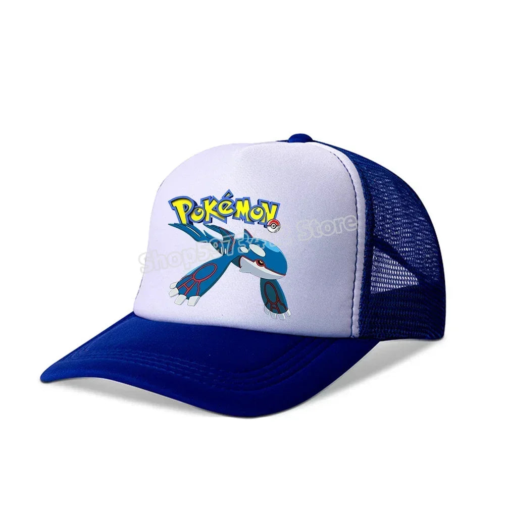 Pokémon baseball sapka Pikachu Charizard Gengar anime csúcsos sapka gyerek felnőtt nyári szabadtéri sport sapkák fiú alkalmi divat sapka ajándék