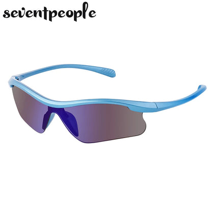 Sports Sunglasses Women Outdoor Cycling Goggle Men Fashion One-Piece Windproof Sunglass Male 2026 New Semi-Rimless Sun Glasses