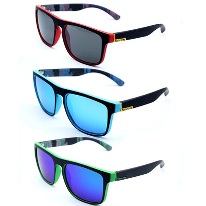 3/1PCS Fantasy Cool Classic Polarized Square Fashion Glasses For Men And Women Outdoor Sports Party Vacation Travel Driving Fish