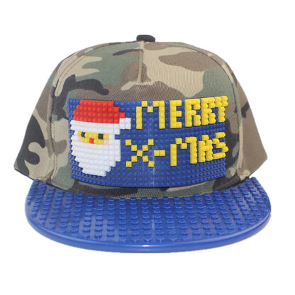 Șepci de baseball cu imprimeu cartoon patchwork, blocuri DIY, șepci snapback, șepci hip-hop pentru bărbați și femei, șepci detașabile cu pixeli, șepci „dad hats”, pentru copii și adulți