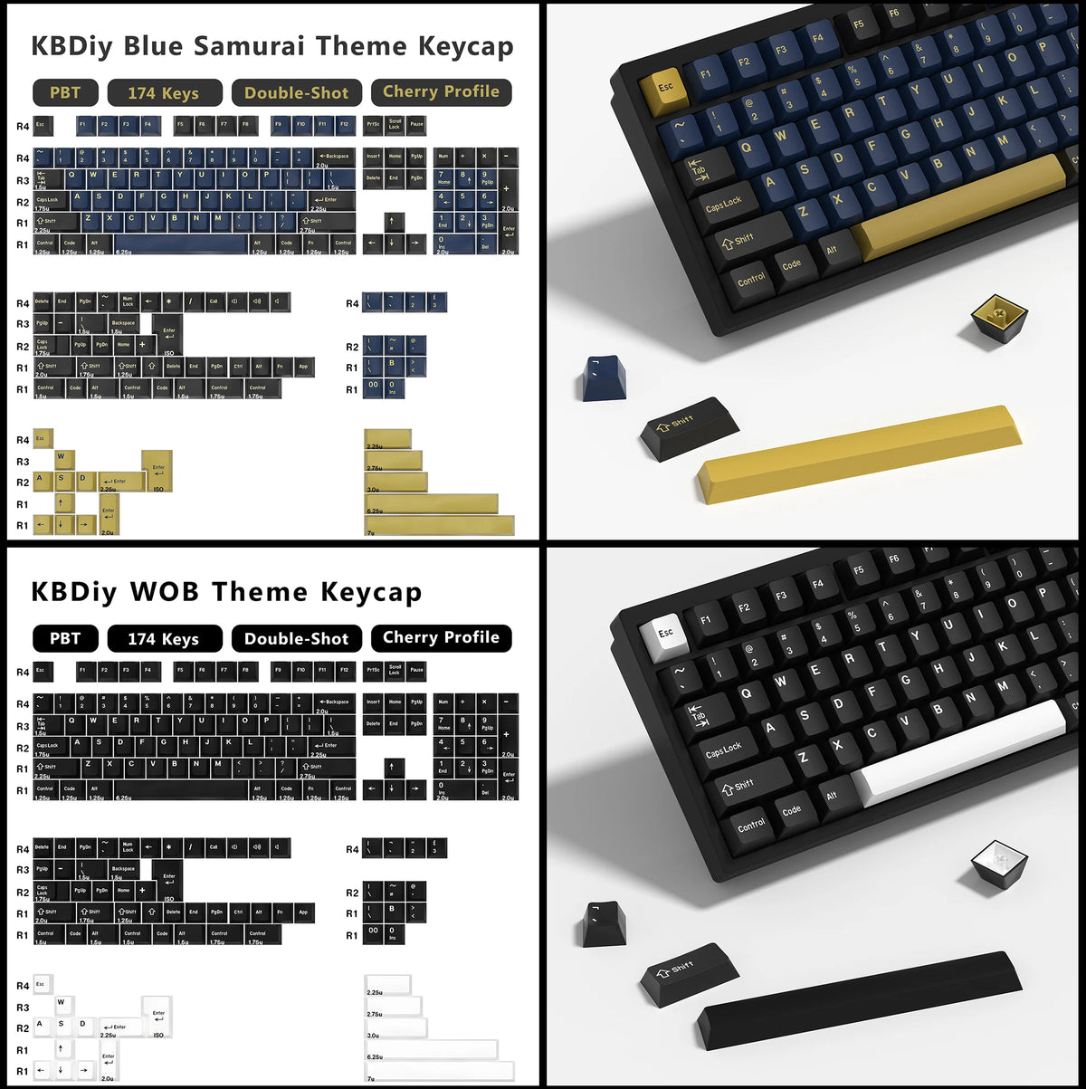 KBDiy GMK MarrsGreen Keycap Cherry Profile Double Shot PBT ISO Keycaps For DIY Gamer Mechanical Keyboard Kit Gaming Point KeyCap