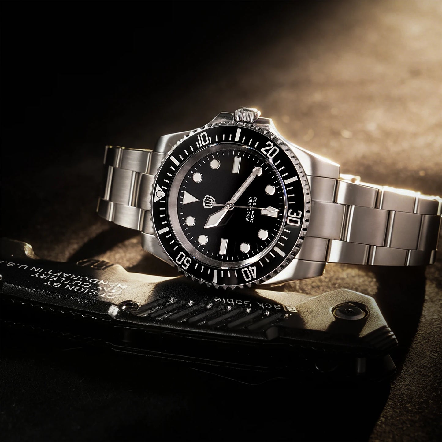 Watchdives WD1680Q V2 VH31 Sweep Quartz Movement Watch Luxury Top Brand Sapphire Stainless Steel 20Bar Waterproof Men Watches