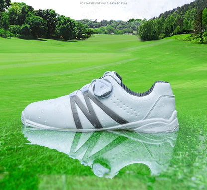 PGM Boys Girls Golf Shoes Light Weight Soft and Breathable Waterproof Anti-slip Universal Outdoor Sports Shoes XZ127