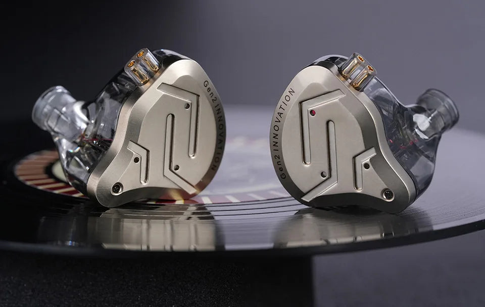 KZ ZSN Pro 2 Hybrid In-Ear Wired Headphones – 1BA+1DD HiFi Bass Noise Cancelling Earphones with Mic