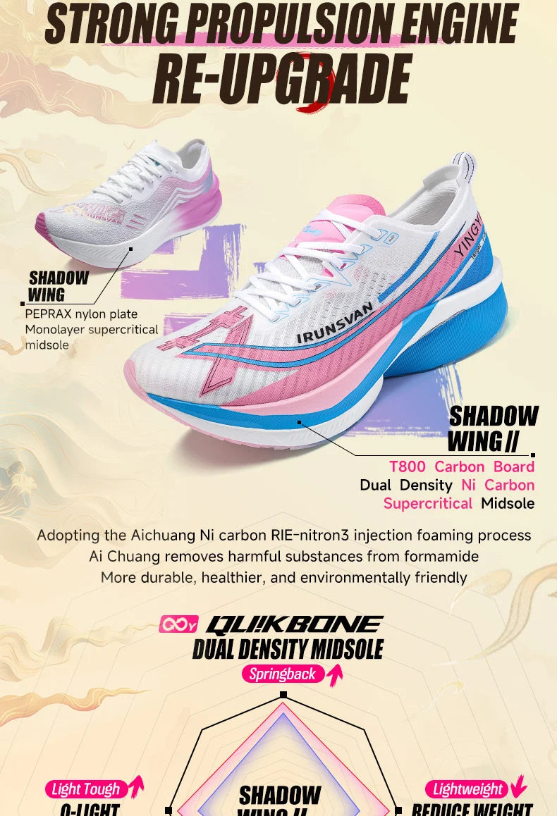 2025 Carbon Plate Marathon Running Shoes Professional Test; Stable Support Ultra-Light Bounce Shoes Unisex 088