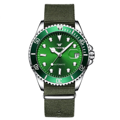 Mechanické náramkové hodinky BINBOND pro muže, luxusní, s luminiscenčními ručičkami, vodotěsné, s automatickým nátahem, s tourbillonem, skeletové