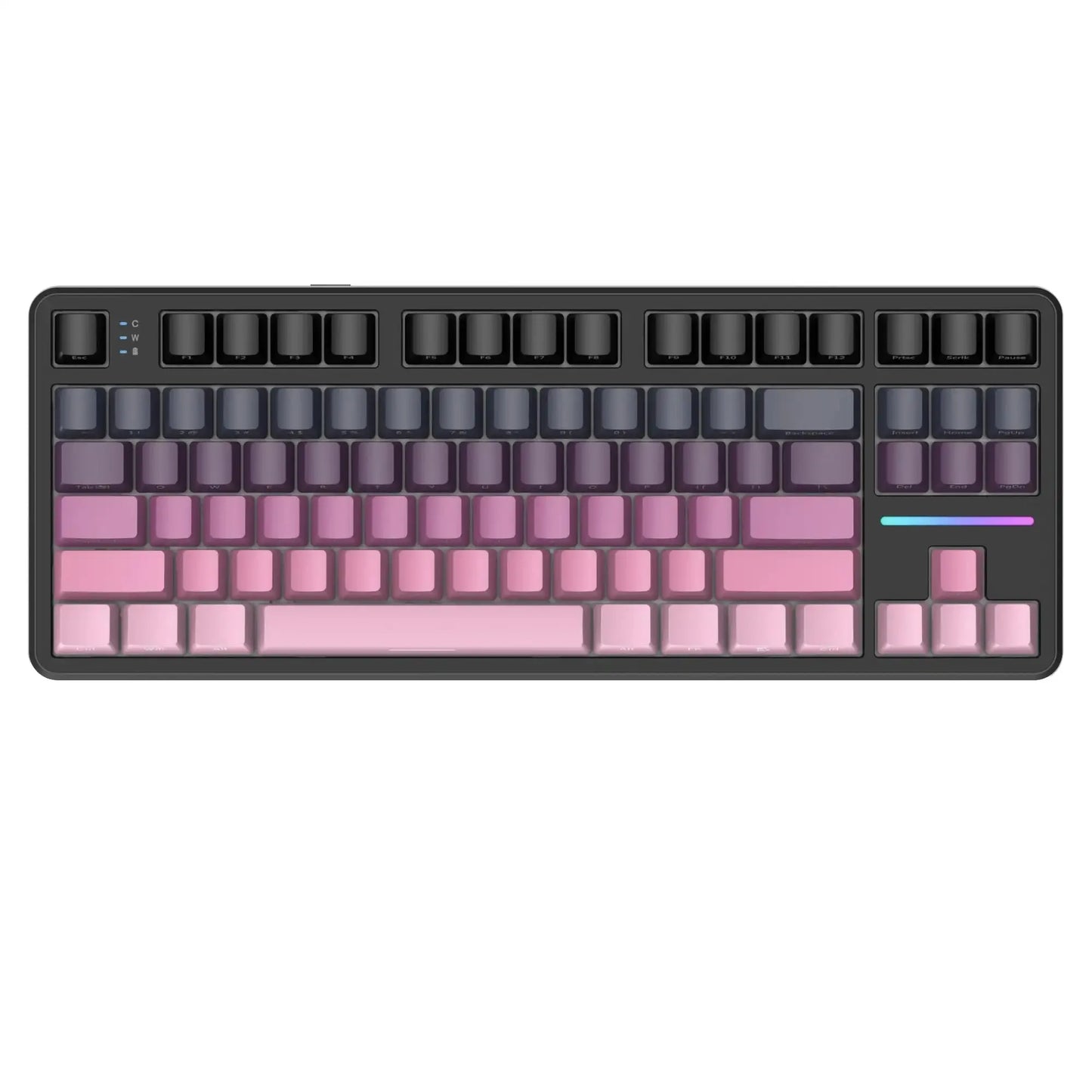ATTACK SHARK X87 Wireless Mechanical Gaming Keyboard Tri-Mode BT5.0/2.4G/USB-C Gasket Hot Swappable Custom Keyboard Pre-lube