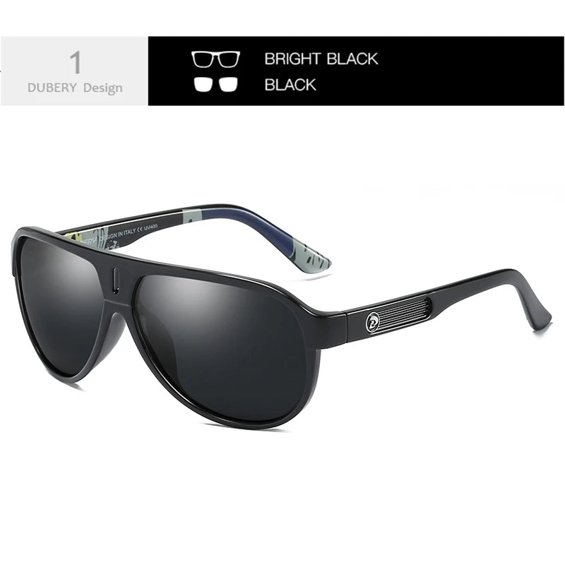 DUBERY Polarized UV400 Protection Sunglasses For Men And Women 9 Colors Model 163