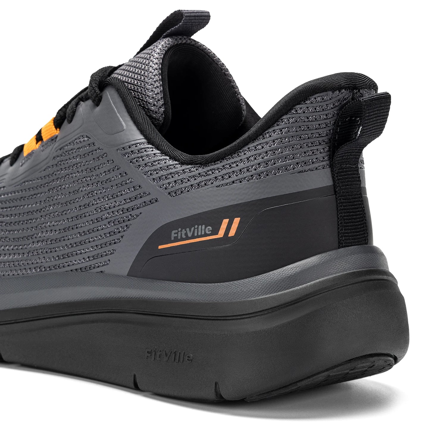 Fittington Walking Shoes for Men Extra Wide Sneakers Comfortable Lightweight Running Sport Shoes with Arch Support For Flat Feet