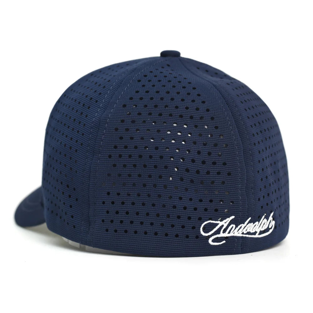 Hálós, rövid karimájú, hátul zárt baseball sapka férfiaknak és nőknek, lélegző, snapback sapka, testre szabott „dad hat”, állítható, egyszínű, trucker stílusú