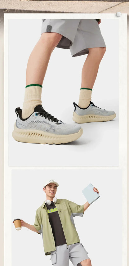 Li-Ning Men's SOFT COOL 2 Lifestyle Shoes COMFOAM MAX Cushion COOL SHELL Breathable Support LiNing Casual Sneakers AGLV009