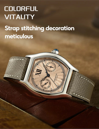 FARASUTE 2024 New 36mm Men's Quartz Watch VH64 Movement Stainless Steel Sports Fashion Sapphire Glass Waterproof Men's Watch