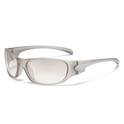 New Punk Y2K Sunglasses Women Goggle Luxury Brand Wrap Square Sun Glasses 2000'S Shades Eyewear UV400 Female Designer Eyeglasses